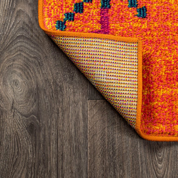 Tribal Love Geometric Area Rug